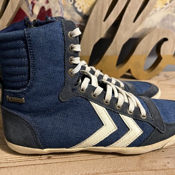 Hummel High Top Lifestyle Sneaker Shoes Trainers Size EUR 37(US 5) MEN"S - Picture 5 of 11